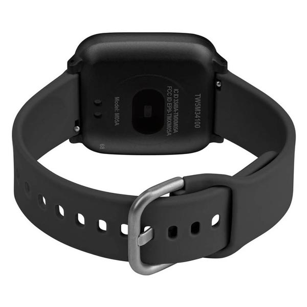 Timex iConnect Active 37mm Black Resin Strap Smartwatch (TW5M34100)