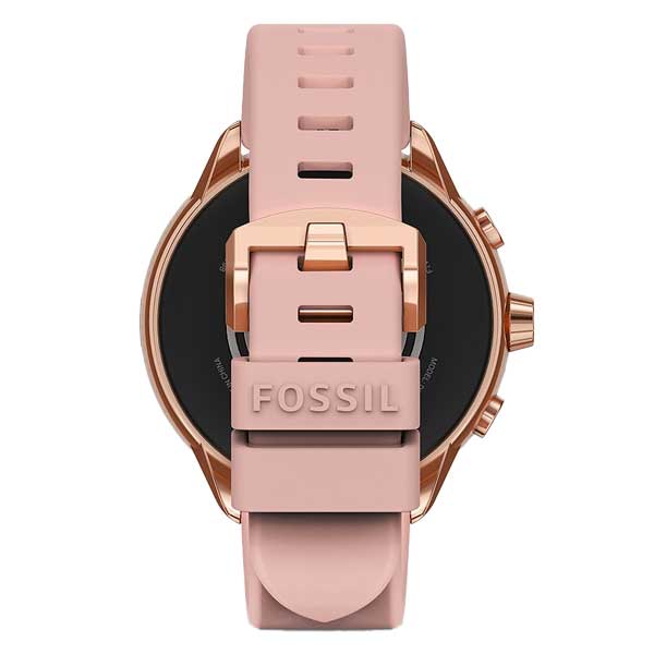 Fossil Gen 6 Wellness Edition Smartwatch Blush Silicone - Rose Gold (FTW4071)