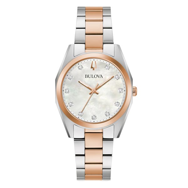 Bulova Surveyor Dial Stainless Steel Women's Watch (98P207)