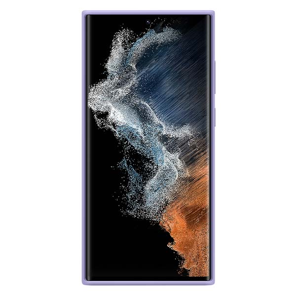 Samsung Silicone Cover (Suits Galaxy S22 Ultra) - Fresh Lavender