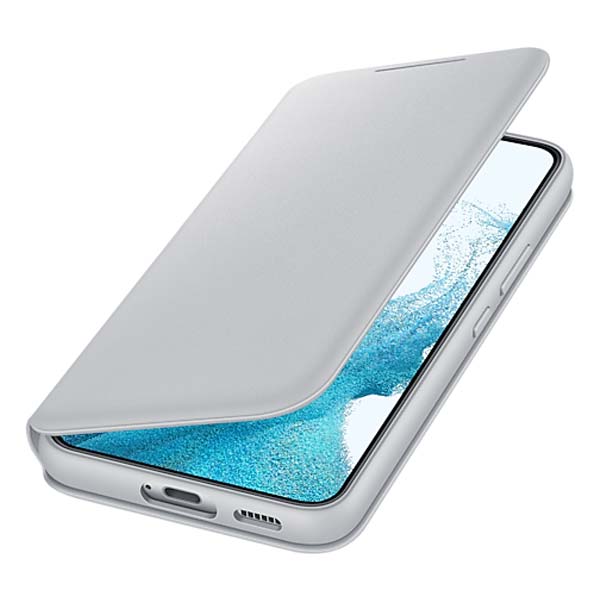 Samsung Smart LED View Cover (Suits Galaxy S22) - Light Grey