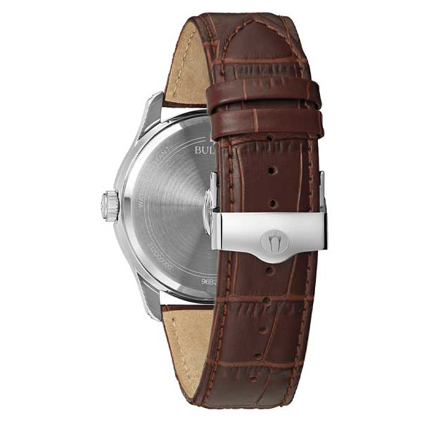 Bulova Classic Grey Dial Stainless Steel Men's Watch (96B389)