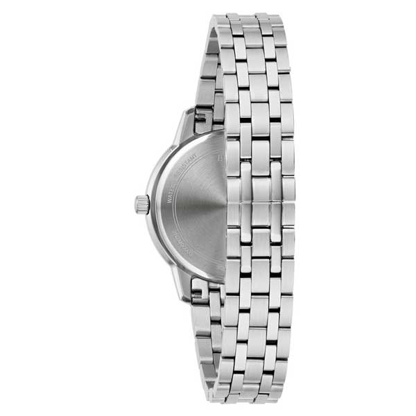Bulova Silver Dial Classic Stainless Steel Women's Watch (96M165)