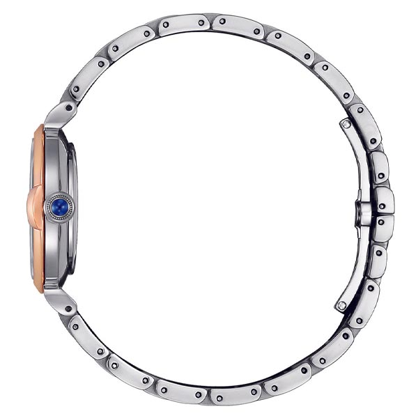 Citizen L Eco-Drive Mother of Pearl Stainless Steel Women's Watch (EM1074-82D)