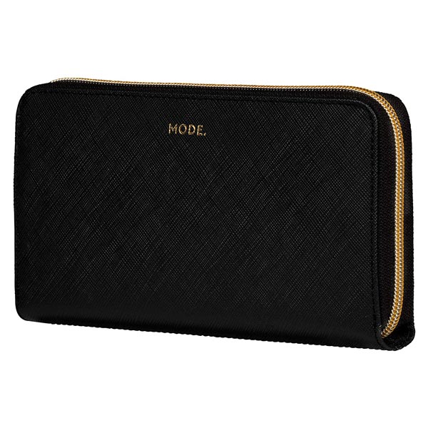 Dbramante LA Luxury Full-Grain Leather Purse - Night Black