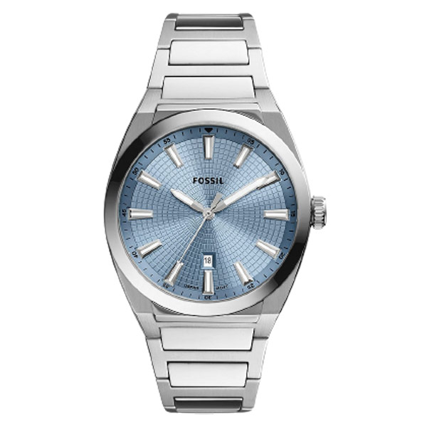 Fossil Everett Three-Hand Date Stainless Steel Watch