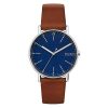 Skagen Signatur Medium Brown Leather Watch (SKW6355)