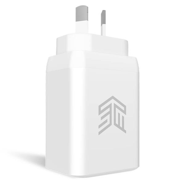 STM 35W Dual Port USB-C Power Adapter - White