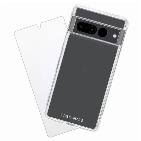 Case-Mate Case and Screen Guard Bundle (Suits Google Pixel 7) - Clear - POP Phones, New Zealand