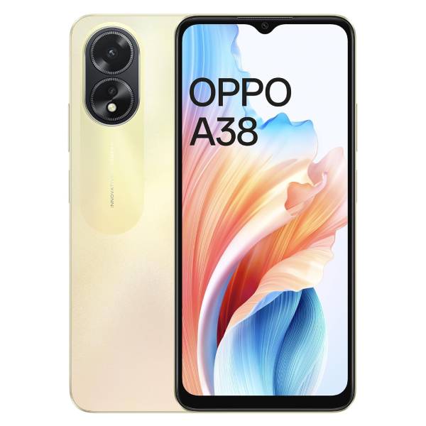 OPPO A38 (6.56-inch, 4GB RAM+128GB Storage) - Glowing Gold