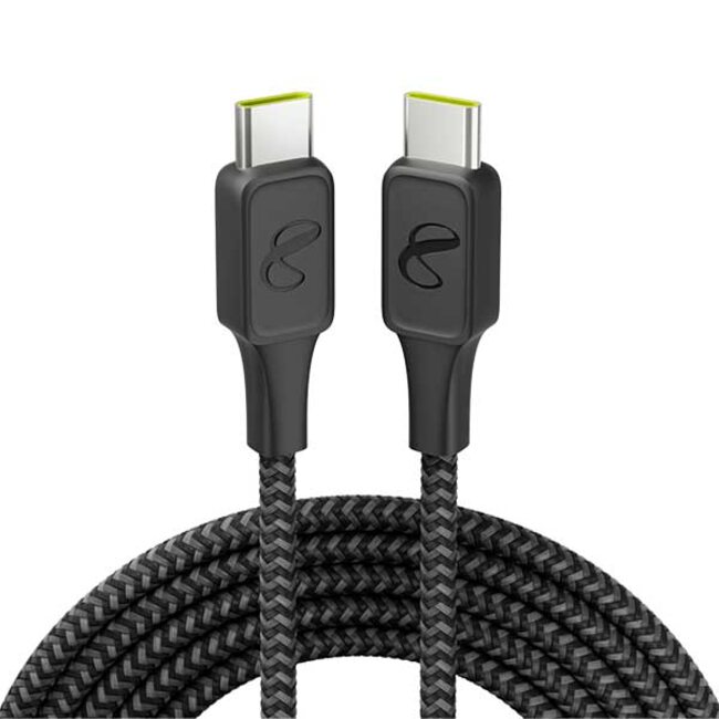 InfinityLab InstantConnect USB-C to USB-C 1.5M 100W PD Ultra-Fast Charging Cable - Black - POP Phones, New Zealand