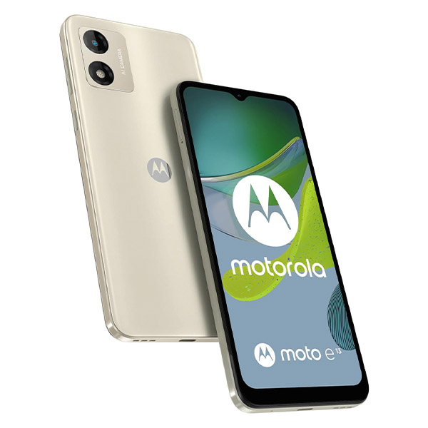 Motorola Moto E13 (6.5-inch, 2GB RAM+64GB Storage) - Creamy White - POP Phones, New Zealand